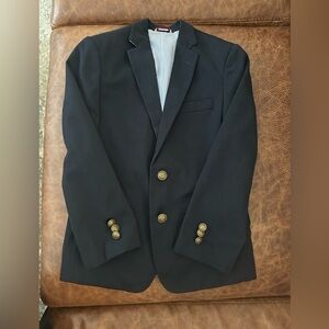 Boys Navy Suit Jacket - Tommy Hilfiger size 8